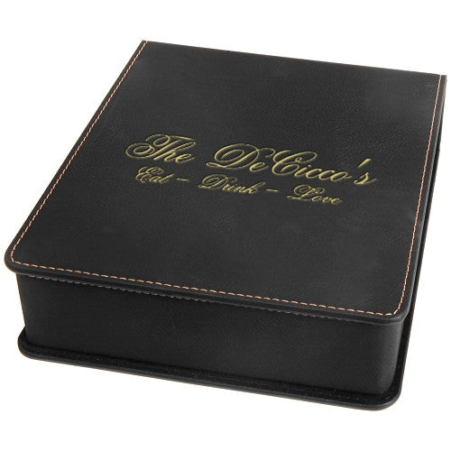 Personalized Black & Gold 3 Piece Wine Tool Set