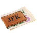 Personalized Rawhide Magnetic Money Clip