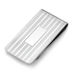Sterling Silver Extra Wide Framed French Fold Money Clip - Executive Gift Shoppe