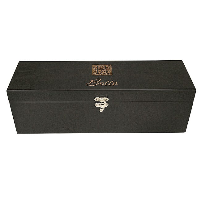 Monogram Black Wine Box - Executive Gift Shoppe