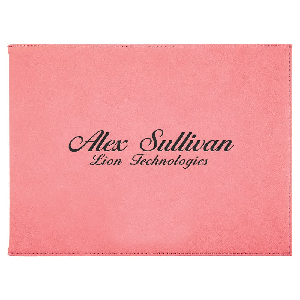 Personalized Pink Certificate Holder