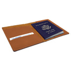 Personalized Rawhide Passport Holder