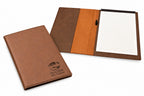 World's Best Teacher Brown Leatherette Mini Portfolio