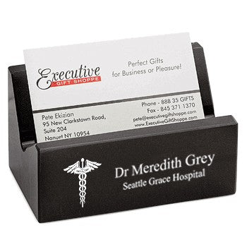 Doctor's Desktop Business Card Holder - Executive Gift Shoppe
