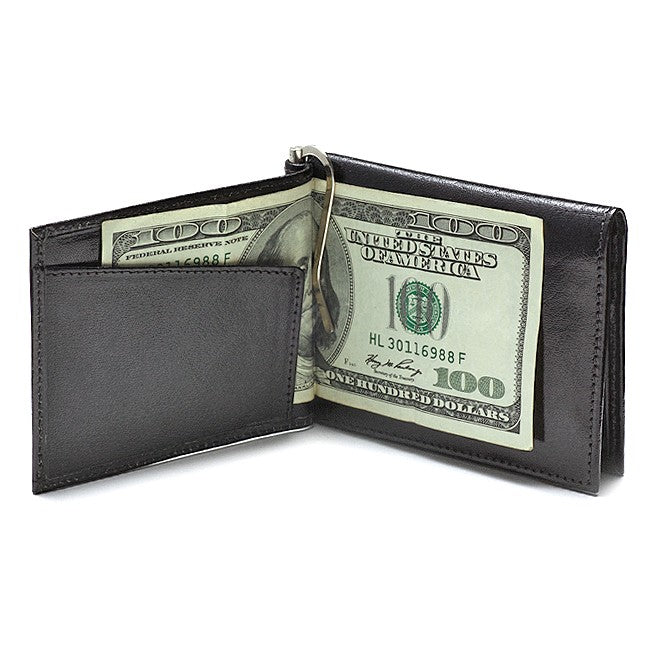 Dual Opening Personalized Credit Card Holder with Money Clip - Executive Gift Shoppe