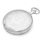Two Tone Mechanical Charles Hubert Pocket Watch and Chain #3711 - Executive Gift Shoppe