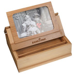Bamboo Treasure Box with Photo Frame Lid