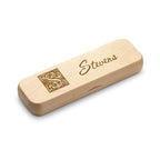 Last Name Monogram Perrsonalized Maple Wood Pen & Letter Opener Set