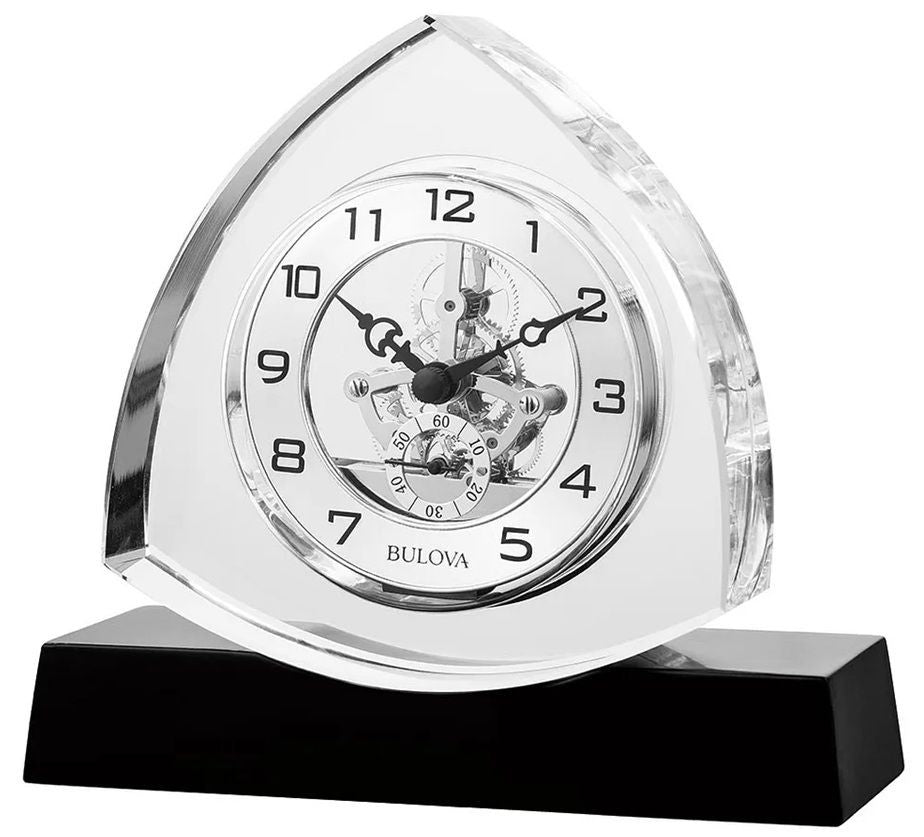 Trident Personalized Tabletop Clock by Bulova