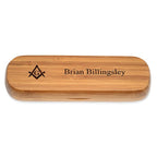 Masonic Bamboo Pen and Box Set - Executive Gift Shoppe