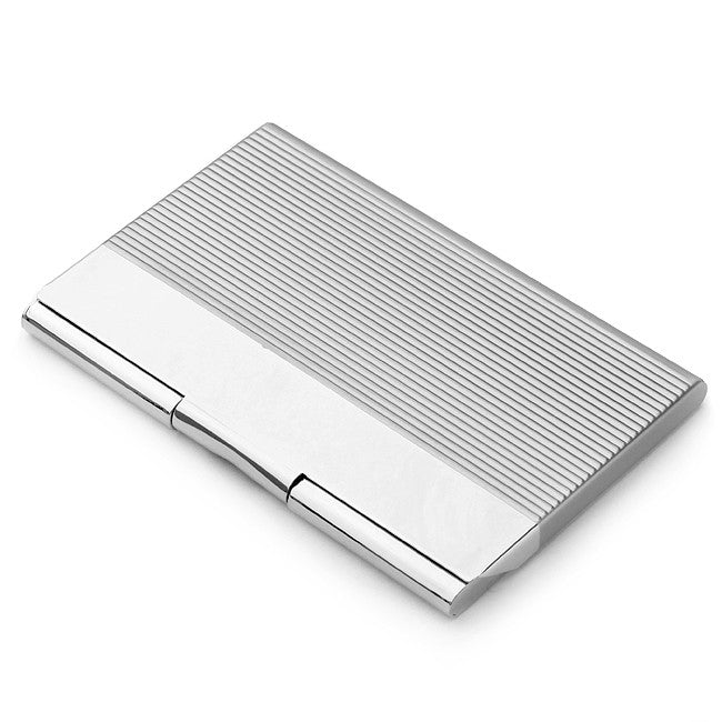 Engraved Engine Turned Business Card Holder - Executive Gift Shoppe