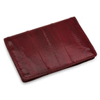 Eel Skin Collection Personalized Business/Credit Card Holder w/ ID Window