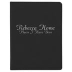 Personalized Black & Silver Passport Holder