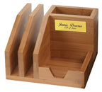 Bamboo Letter File & Desktop Organizer