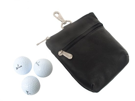 Zippered Valuables Golf Pouch