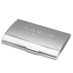 Two Tone Engraved Business Card Case - Executive Gift Shoppe