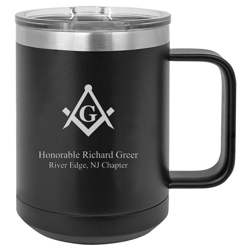 Masonic Personalized Insulated Polar Camel Coffee Mug