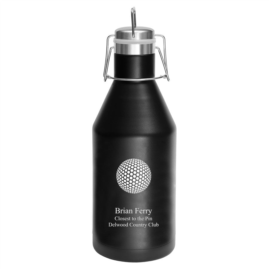 Golf Ball Personalized 64 Ounce Growler