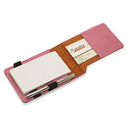 Initial Monogram Rawhide Leatherette Notepad & Pen