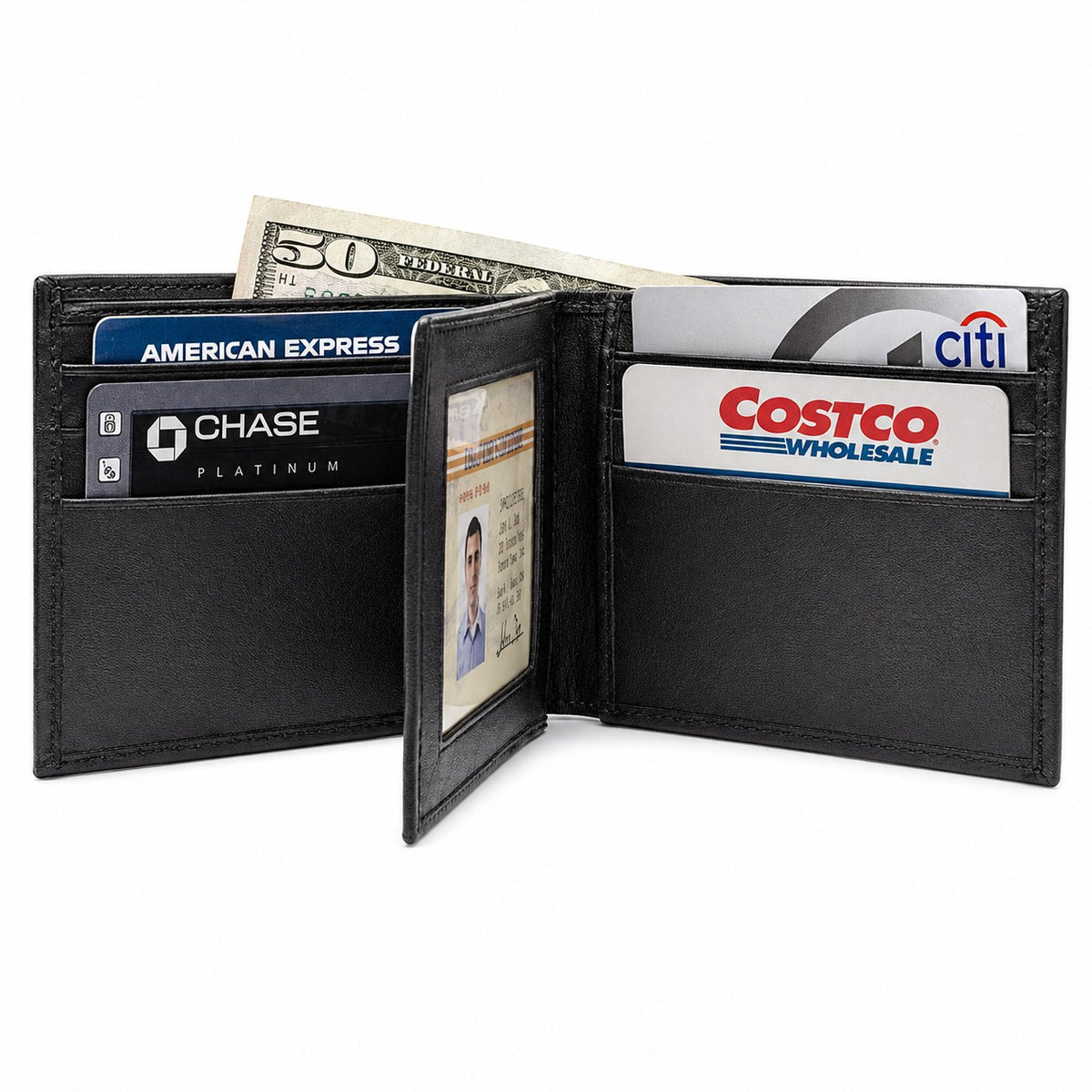 Secret Compartment Bifold Wallet - Executive Gift Shoppe