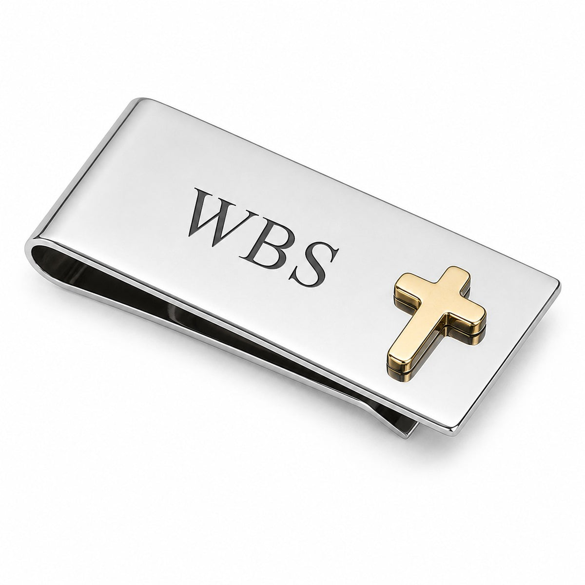 Faith Collection Engraved French Fold Money Clip - Executive Gift Shoppe