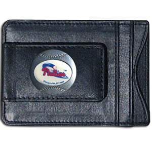 MLB Leather Wallet & Money Clip - Executive Gift Shoppe