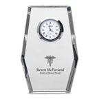 Physical Therapist Personalized Crystal Desk Clock