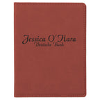 Personalized Rose Passport Holder