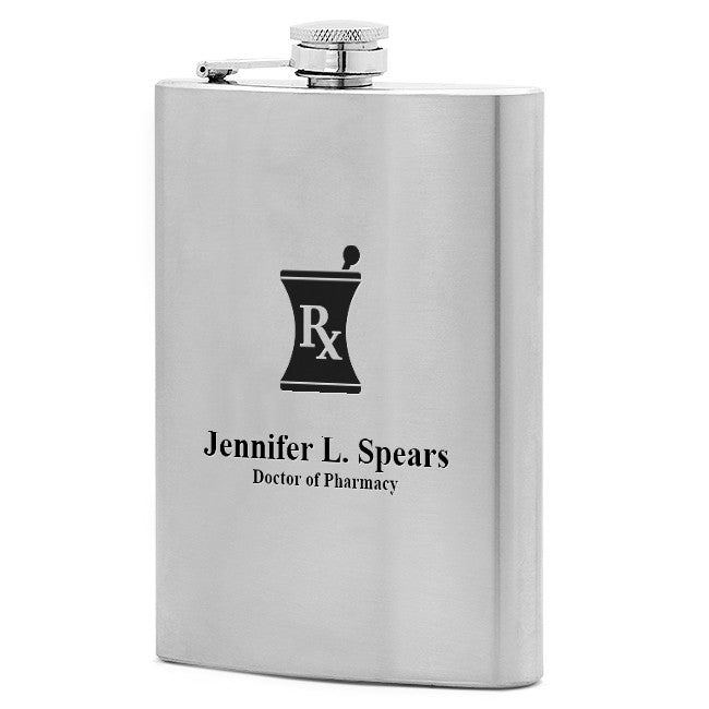 Personalized Pharmacist Theme Flask