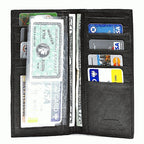 Genuine Leather Credit Card Wallet with Removable Photo Holder