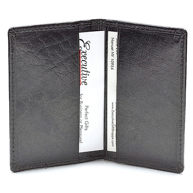 Personalized Leather Business & Credit Card Case - Executive Gift Shoppe