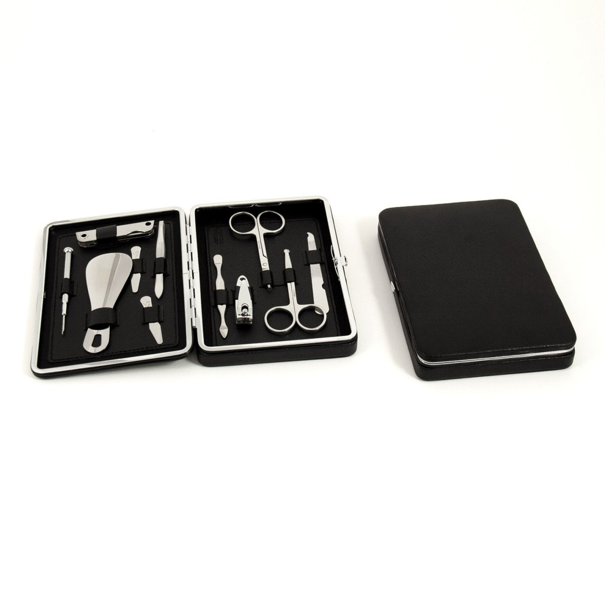 10 Piece Leather Manicure Set