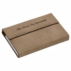 Personalized Light Brown Business Card Case