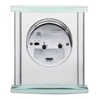 Personalized Glass Clock with Silver Finish Accents - Executive Gift Shoppe