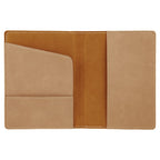 Personalized Light Brown Passport Holder