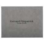 Personalized Gray Certificate Holder