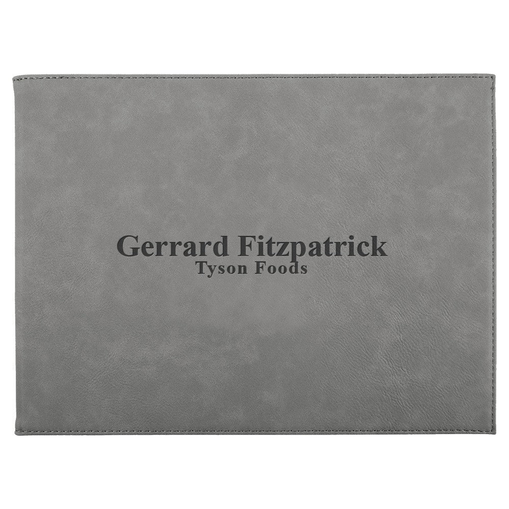 Personalized Gray Certificate Holder
