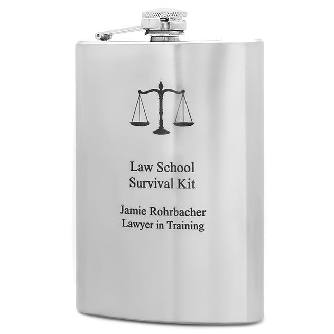 Law School Survival Kit Flask - Executive Gift Shoppe