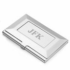 The Frame Engraved Steel Business Card Holder - Executive Gift Shoppe
