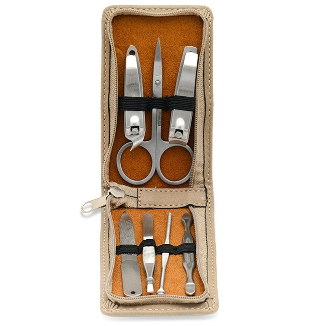 Personalized Leatherette Travel Manicure Set