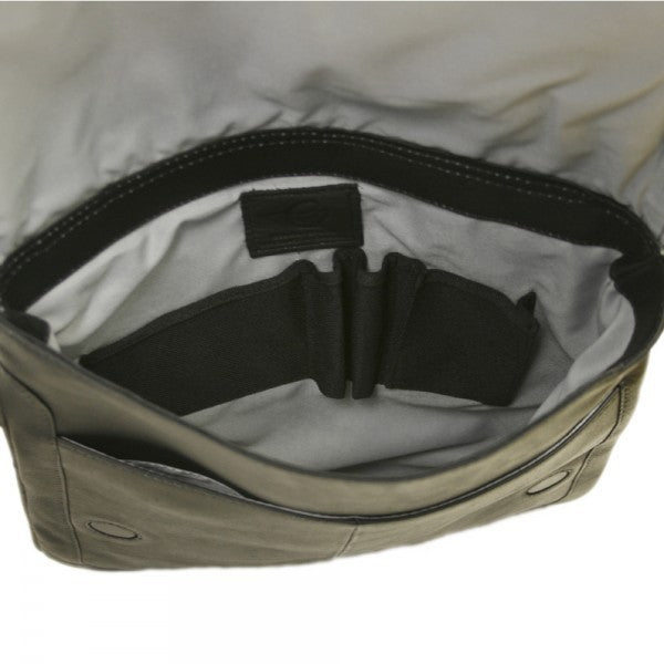 Small Vertical Messenger Bag by Piel Leather - Free Personalization
