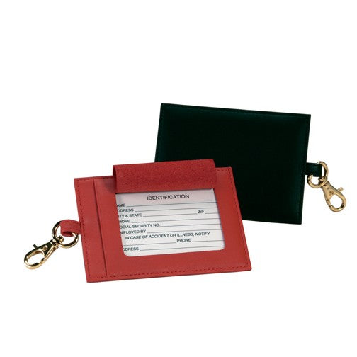 The Big Tag Leather Luggage Tag by Royce