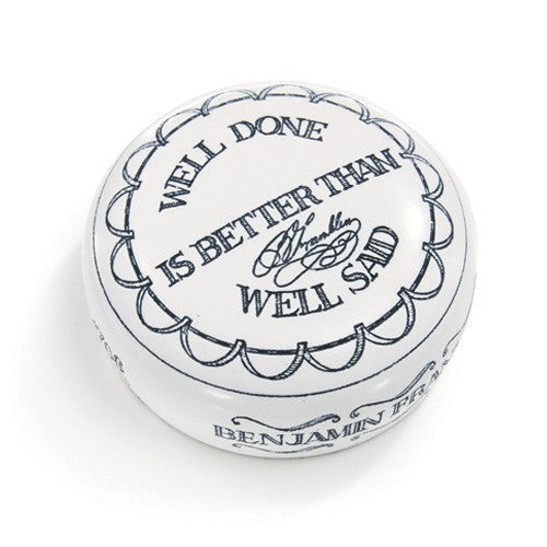 Well Done/Well Said Desktop Paperweight