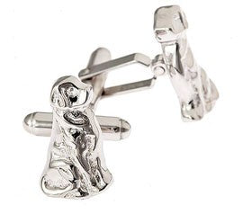 Sterling Silver Labrador Cufflinks
