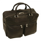 Checkpoint Friendly Laptop Briefcase/Overnighter by Piel Leather - Free Personalization