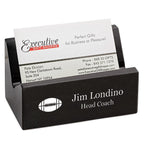 Football Themed Personalized Desktop Business Card Holder