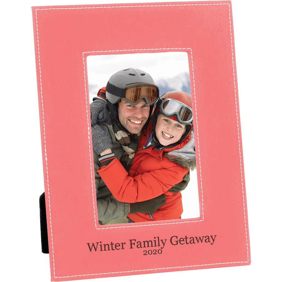 Personalized Pink 4" x 6" Picture Frame