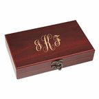 Script Monogram  Cards & Dice Set