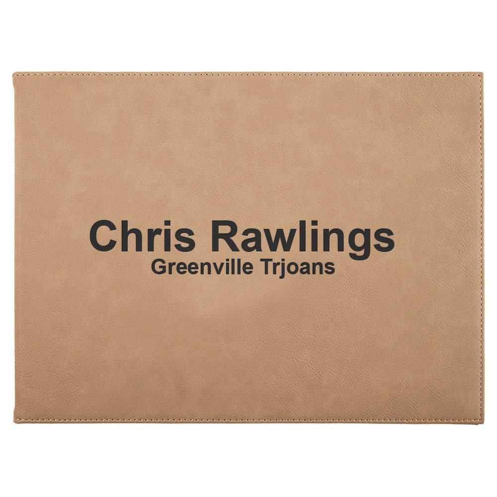 Personalized Light Brown Certificate Holder