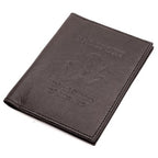 Leather Passport Holder with USA Seal - Executive Gift Shoppe